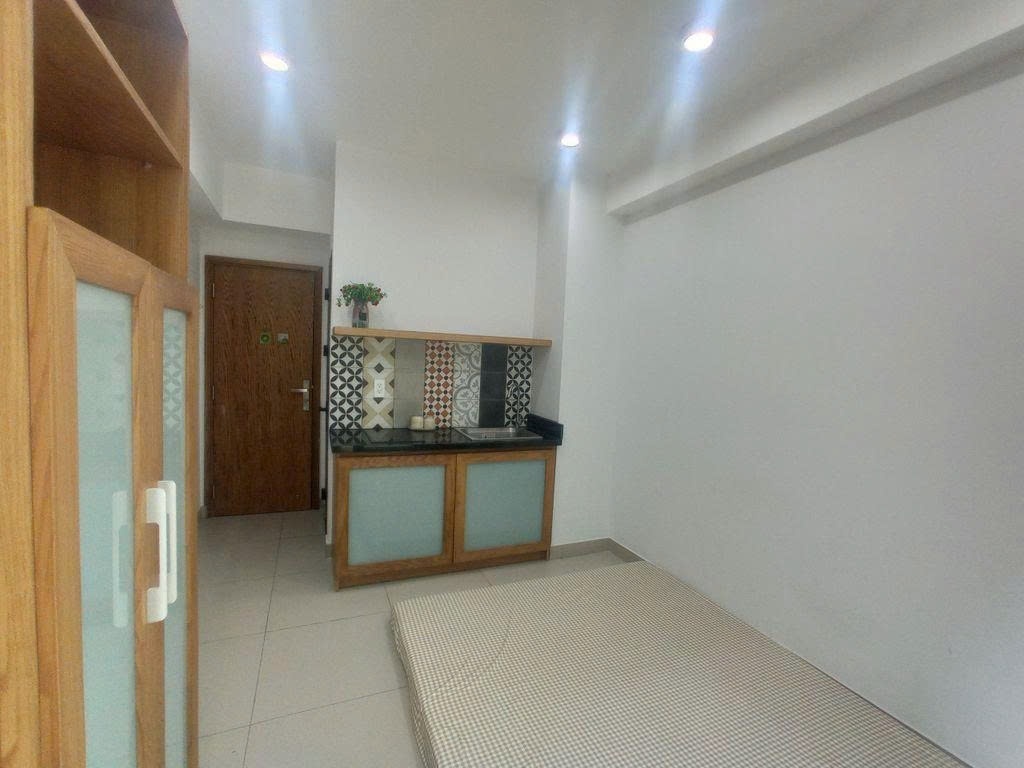 Phòng trọ Studio 20m2 tại PTC House Nguyễn Thái Bình - Tân Bình - Phòng bếp