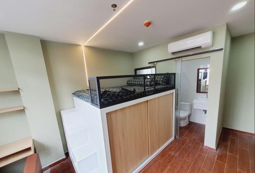 Phòng trọ Studio 20m2 tại PTC House Bạch Đằng 1 - Tân Bình - Phòng ngủ