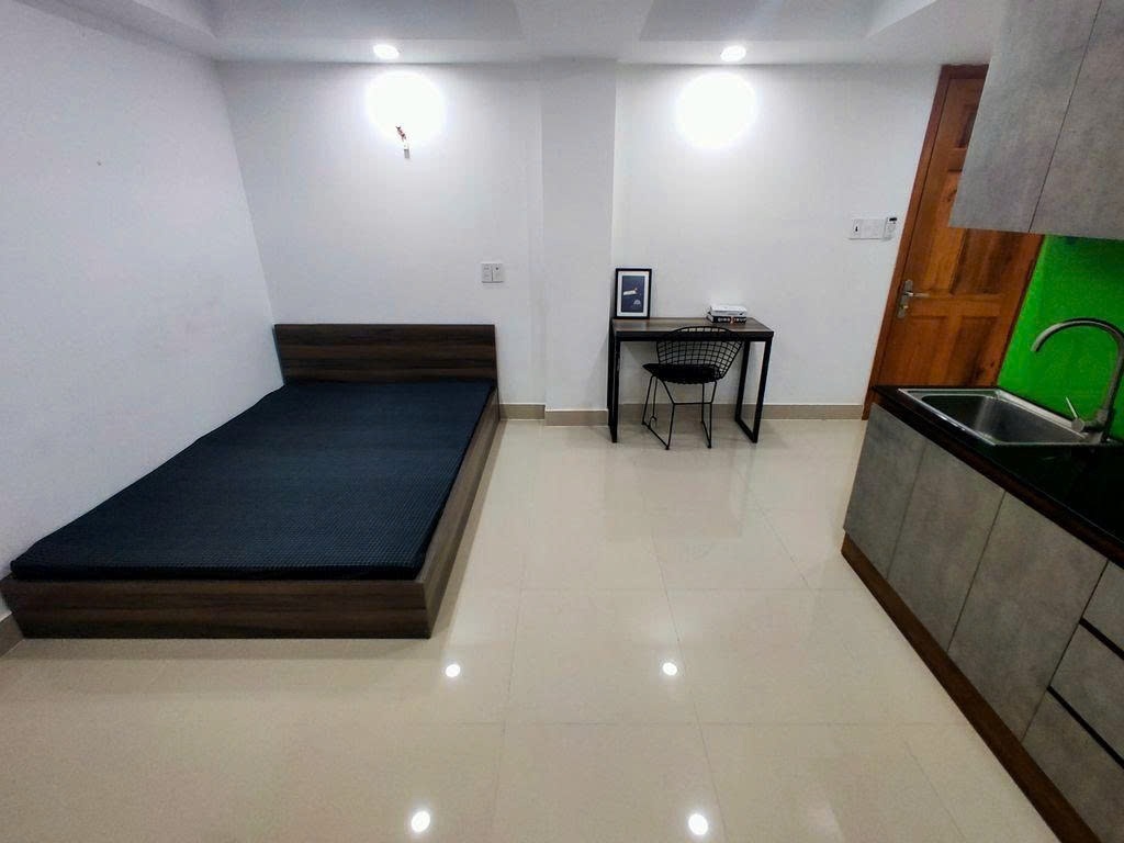 Phòng trọ Studio 20m2 tại PTC House Nguyễn Trọng Tuyển - Phú Nhuận - Phòng ngủ