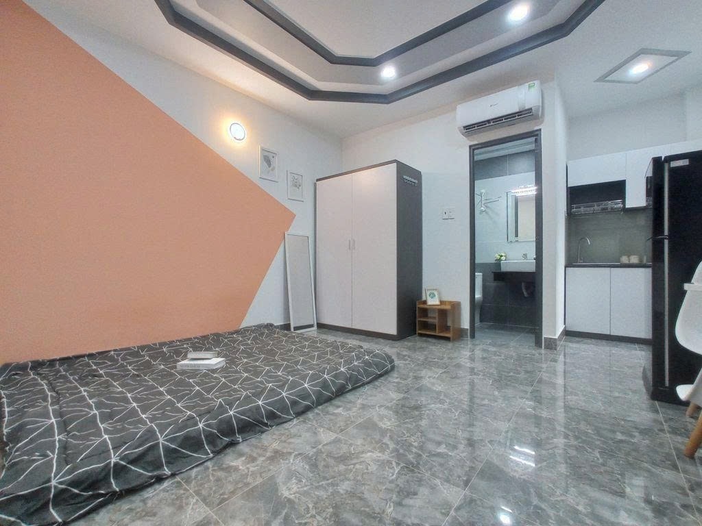 Phòng trọ Studio 20m2 tại PTC House Phan Tây Hồ - Phú Nhuận - Phòng ngủ