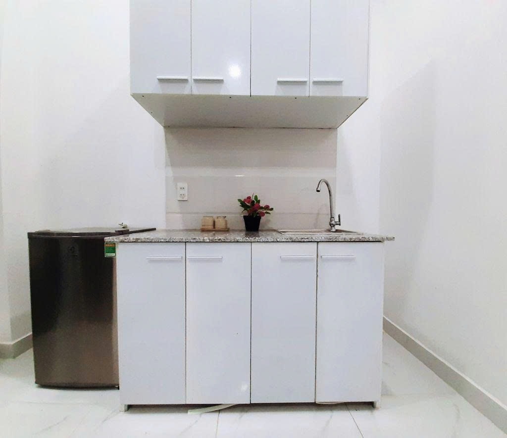 Phòng trọ Studio 20m2 tại PTC House Quốc lộ 13 - bình Thạnh - Phòng bếp