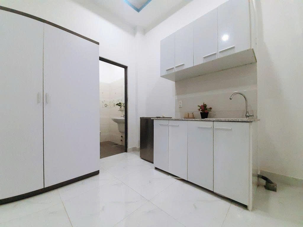 Phòng trọ Studio 20m2 tại PTC House Quốc lộ 13 - bình Thạnh - Phòng bếp