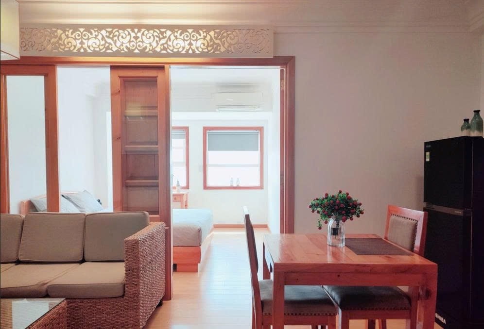 Phòng trọ 1 Phòng ngủ 35m2 tại PTC House 1 Nguyễn Ngọc Phương - Bình Thạnh - Phòng khách