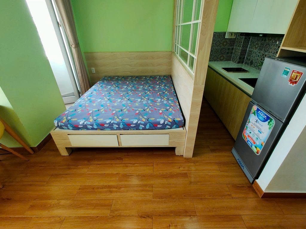 Phòng trọ Studio 30m2 tại PTC House 3 Huỳnh Văn Bánh - Phú Nhuận - Phòng ngủ