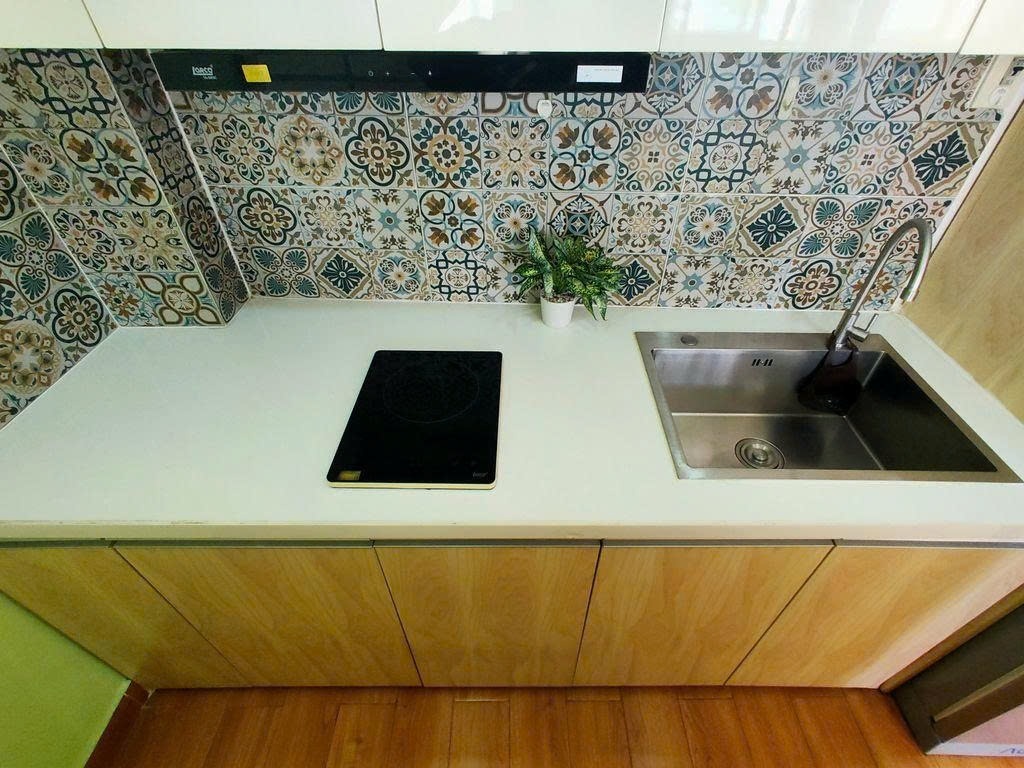 Phòng trọ Studio 30m2 tại PTC House 3 Huỳnh Văn Bánh - Phú Nhuận - Phòng bếp