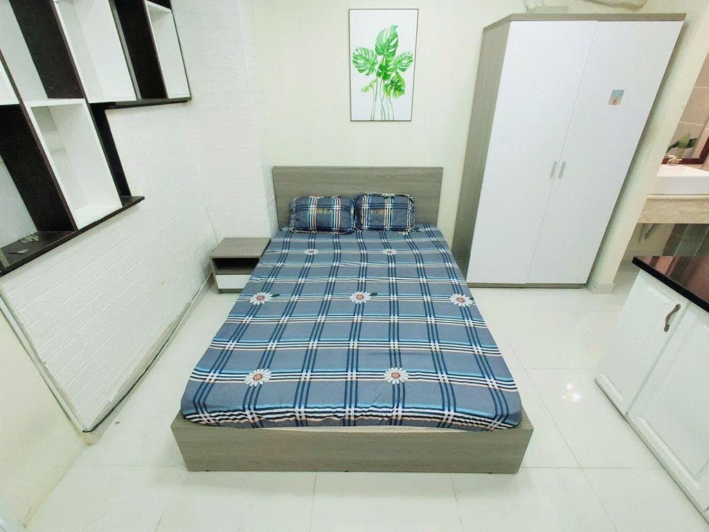 Phòng trọ Studio 25m2 tại PTC House Nơ Trang Long - Bình Thạnh - Phòng ngủ