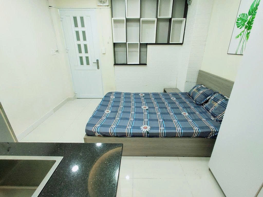 Phòng trọ Studio 25m2 tại PTC House Nơ Trang Long - Bình Thạnh - Phòng ngủ