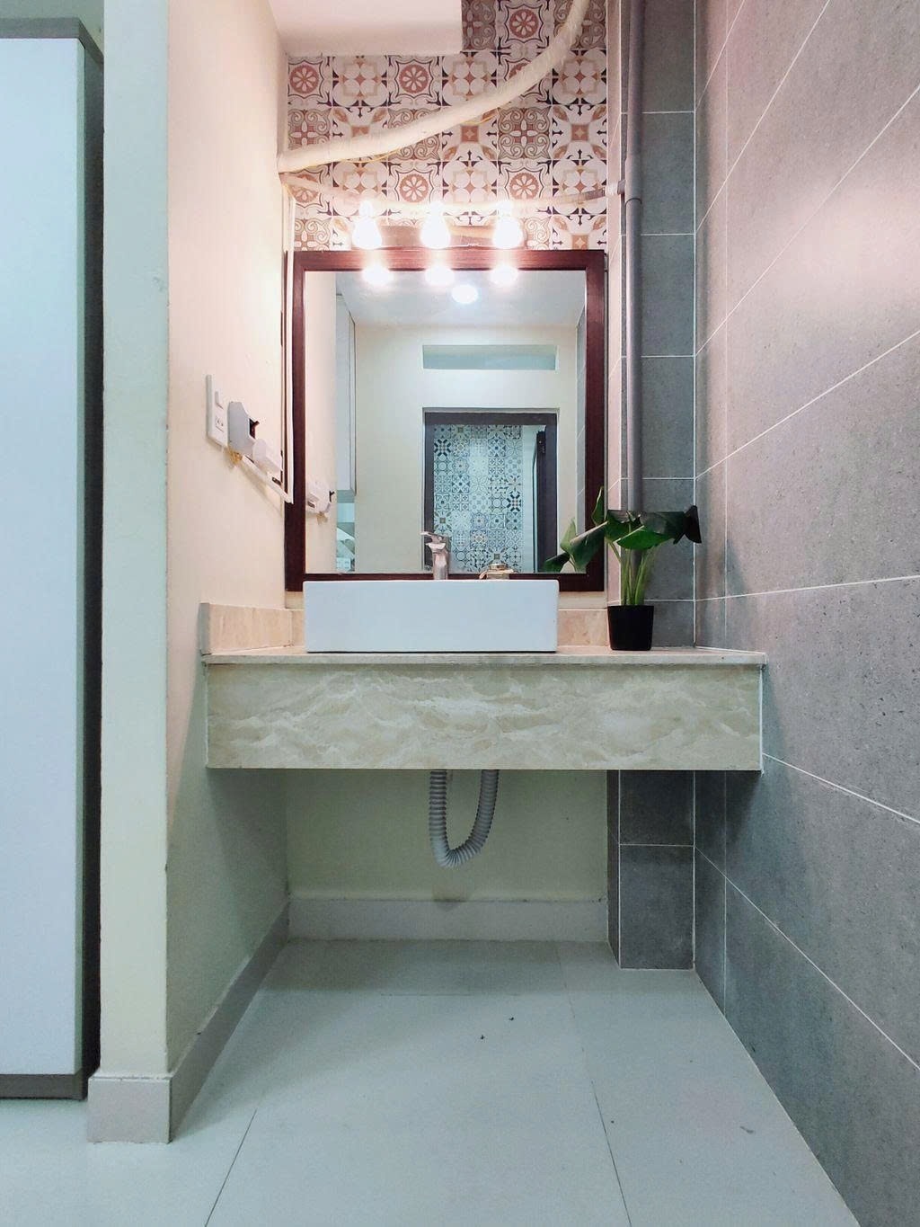 Phòng trọ Studio 25m2 tại PTC House Nơ Trang Long - Bình Thạnh - Phòng tắm