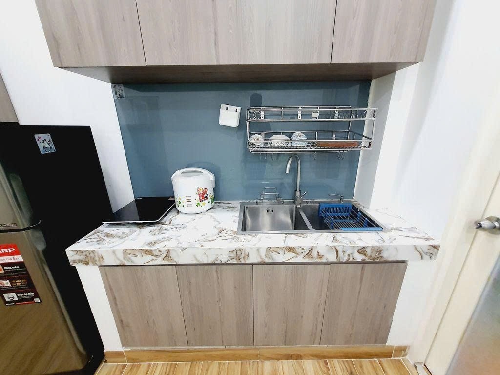 Phòng trọ Studio 20m2 tại PTC House Cô Bắc - Phú Nhuận - Phòng bếp