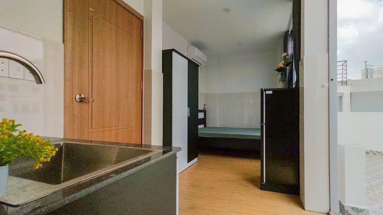 Phòng trọ Studio 25m2 tại PTC House Lê Văn Duyệt - Bình Thạnh - Phòng bếp