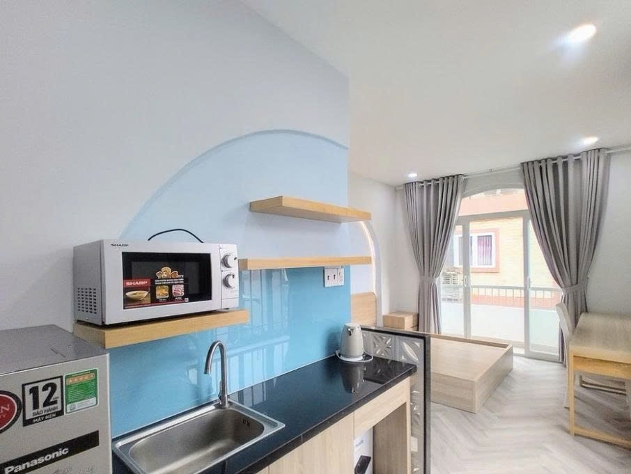 Phòng trọ Studio 25m2 tại PTC House Trương Quốc Dung 1 - Phú Nhuận - Phòng ngủ