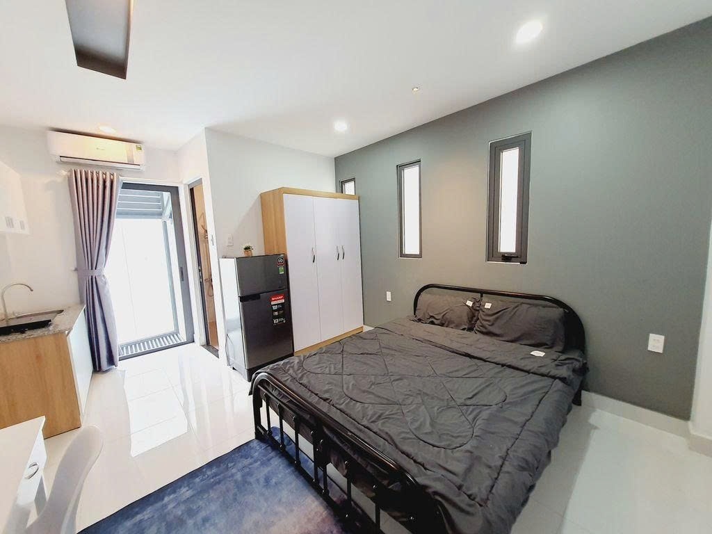 Phòng trọ Studio 30m2 tại PTC House Nhiêu Tứ - Phú Nhuận - Phòng ngủ