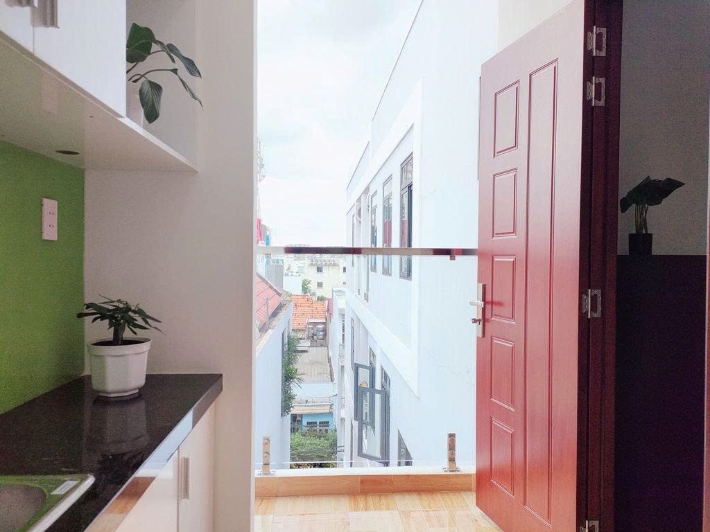 Phòng trọ Studio 20m2 tại PTC House Nhất Chi Mai - Tân Bình - Ban công