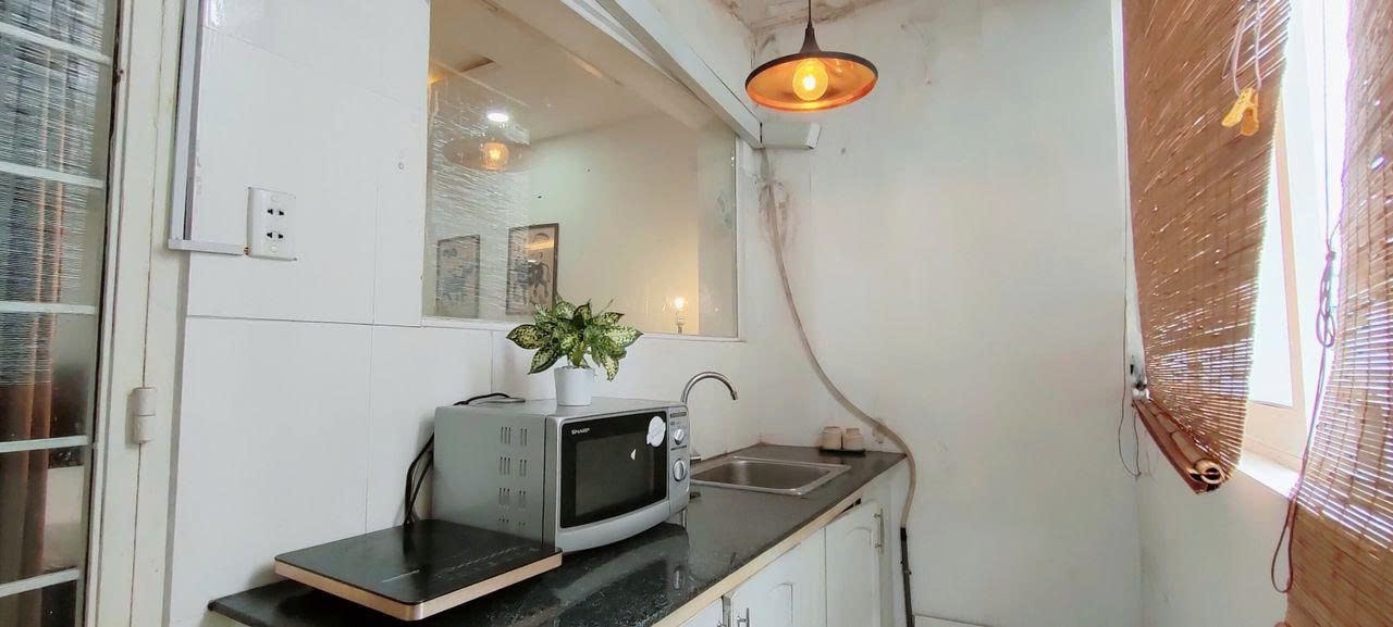 Phòng trọ Studio 35m2 tại PTC House Nguyễn Cửu Vân - Bình Thạnh - Phòng bếp