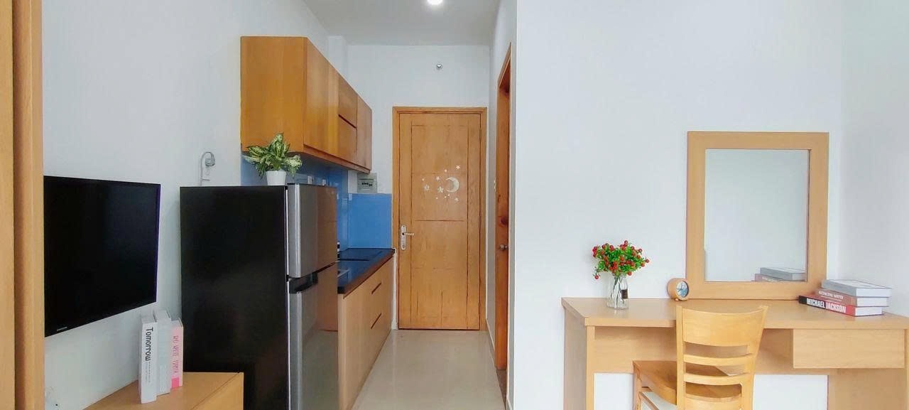 Phòng trọ Studio 25m2 tại PTC House 3 Nguyễn Hữu Cảnh - Bình Thạnh - Phòng bếp