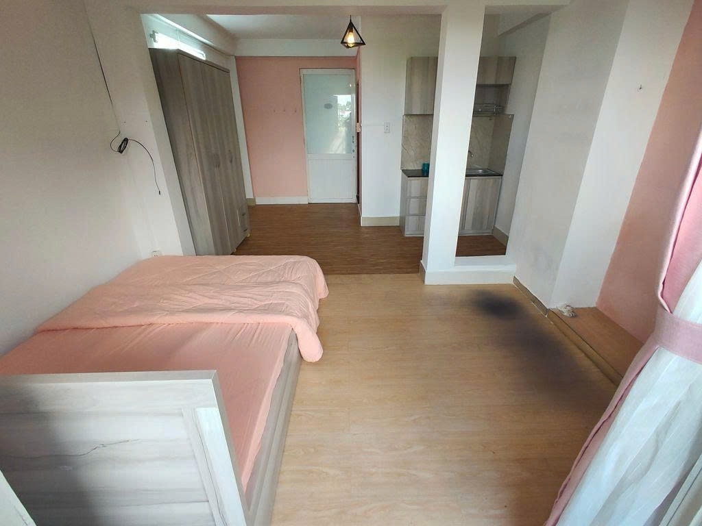 Phòng trọ Studio 20m2 tại PTC House Nguyễn Công Hoan - Phú Nhuận - Phòng ngủ