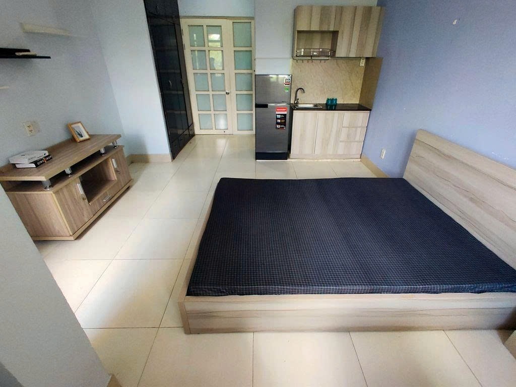 Phòng trọ Studio 20m2 tại PTC House Nguyễn Công Hoan - Phú Nhuận - Phòng ngủ