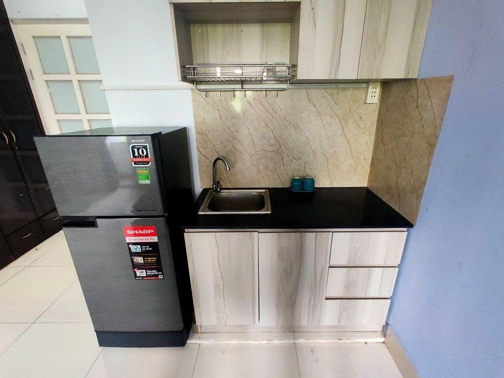 Phòng trọ Studio 20m2 tại PTC House Nguyễn Công Hoan - Phú Nhuận - Phòng bếp