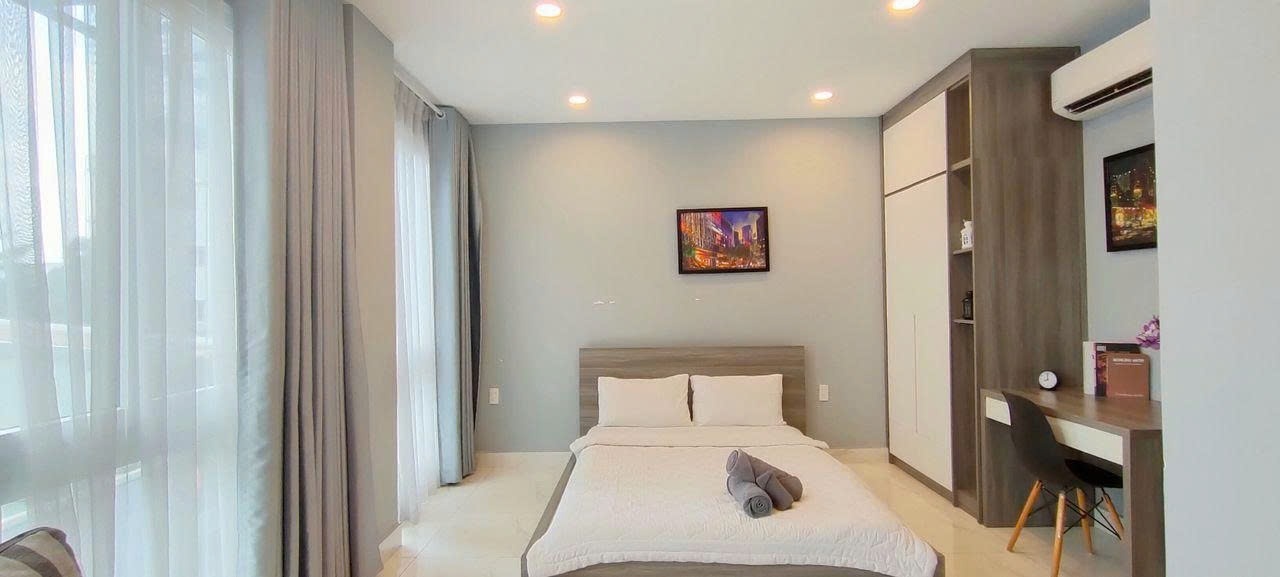 Phòng trọ Studio 20m2 tại PTC House 4 Nguyễn Hữu Cảnh - Bình Thạnh - Phòng ngủ