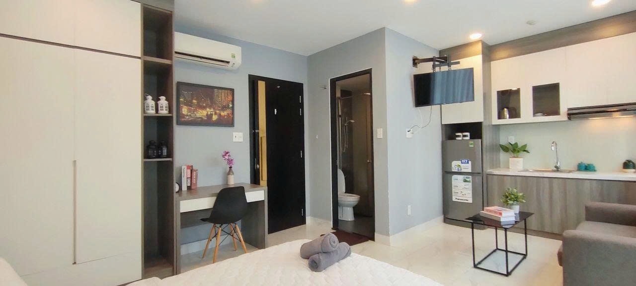 Phòng trọ Studio 20m2 tại PTC House 4 Nguyễn Hữu Cảnh - Bình Thạnh - Phòng tắm