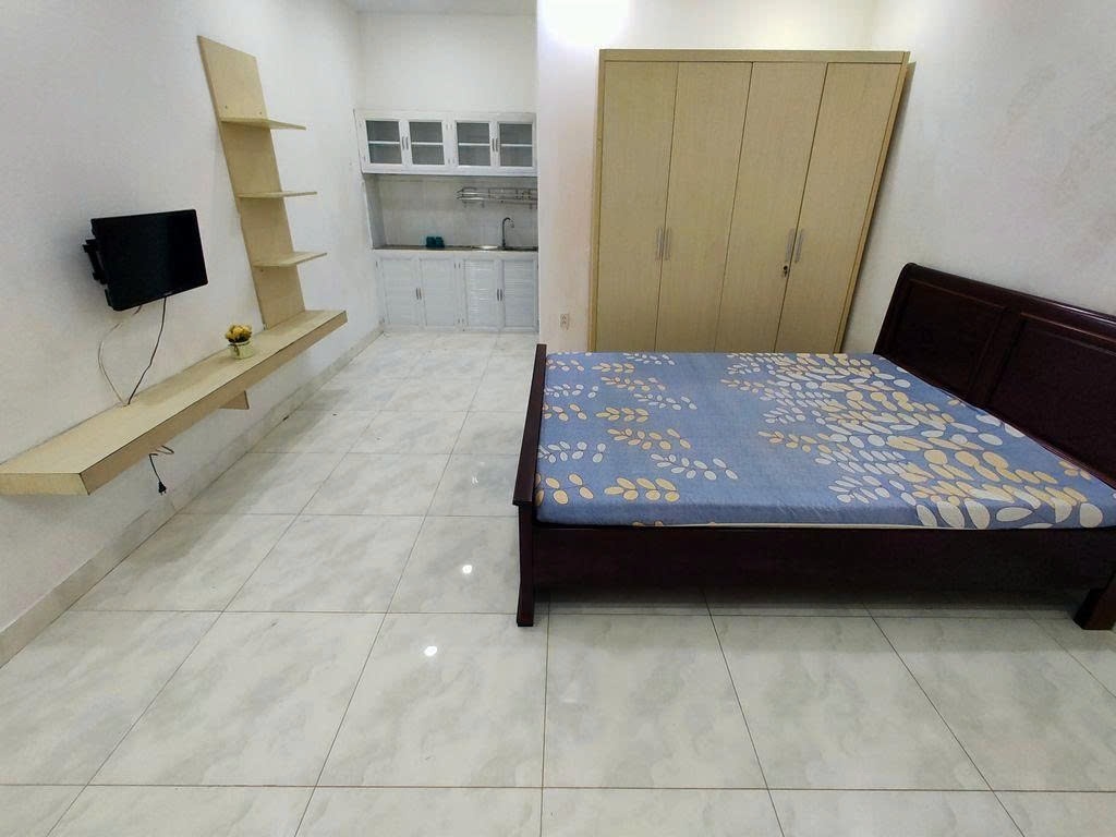 Phòng trọ Studio 20m2 tại PTC House 4 Cộng Hoà - Tân Bình - Phòng ngủ