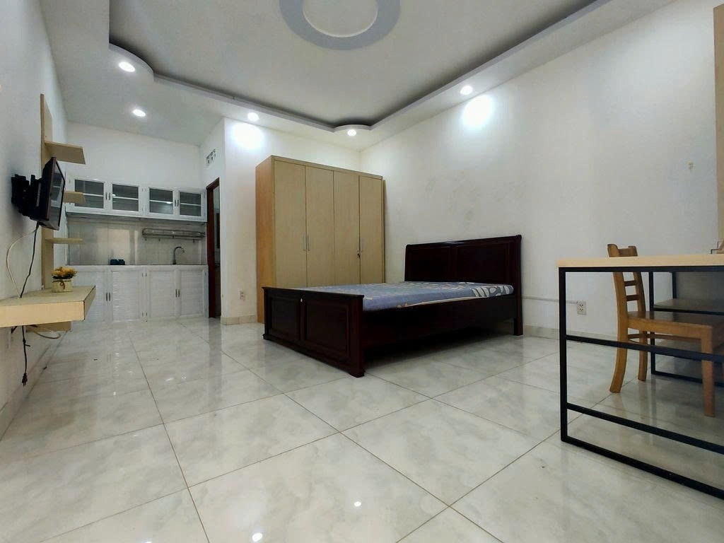 Phòng trọ Studio 20m2 tại PTC House 4 Cộng Hoà - Tân Bình - Phòng ngủ