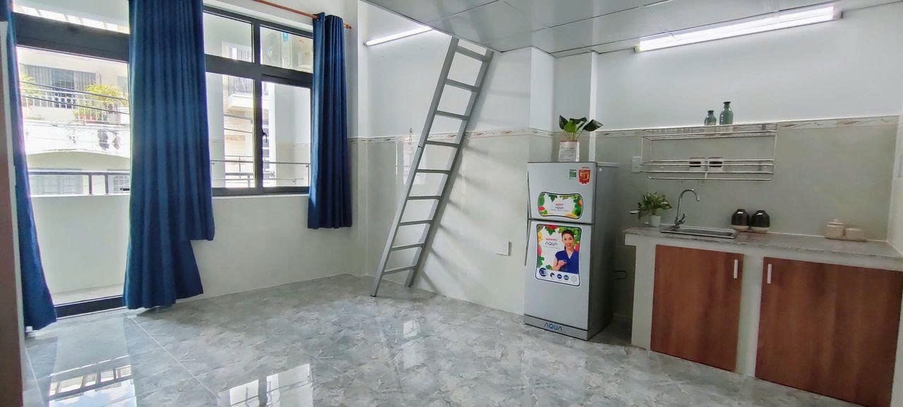 Phòng trọ Duplex 30m2 tại PTC House Cầm Bá Thước - Phú Nhuận - Phòng khách