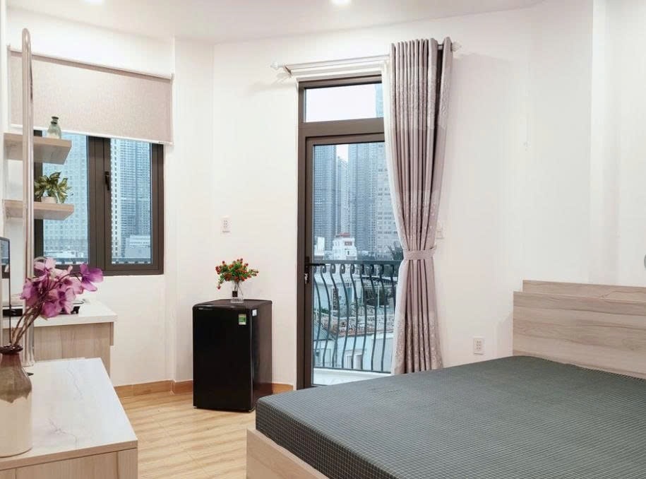 Phòng trọ Studio 30m2 tại PTC House 1 Ngô Tất Tố - Bình Thạnh - Phòng ngủ