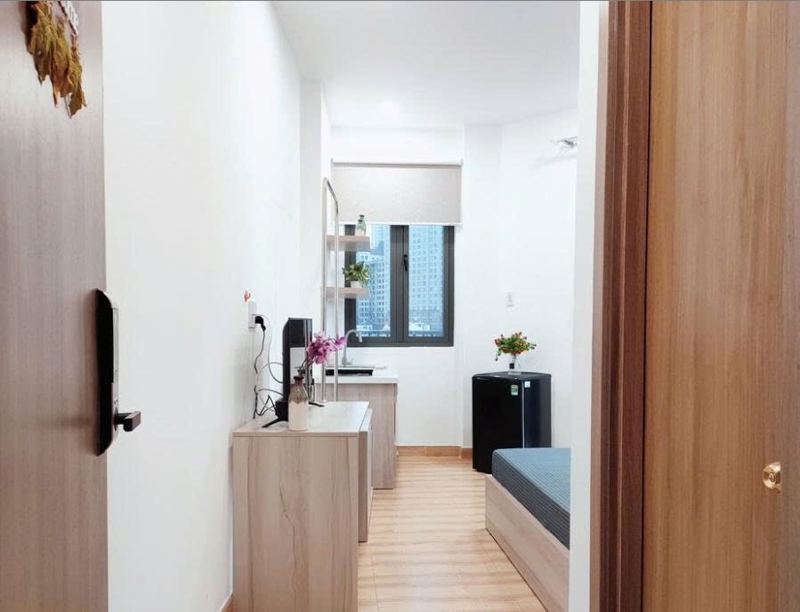 Phòng trọ Studio 30m2 tại PTC House 1 Ngô Tất Tố - Bình Thạnh - Phòng ngủ