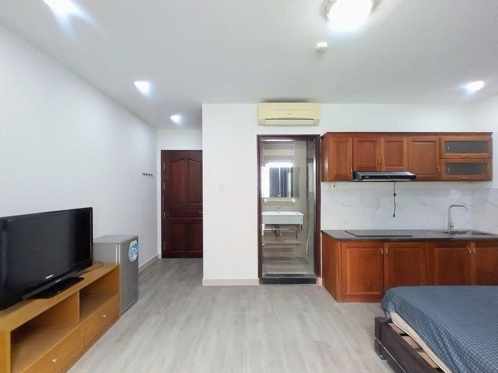 Phòng trọ Studio 25m2 tại PTC House 1 Điện Biên Phủ - Quận 10 - Phòng ngủ