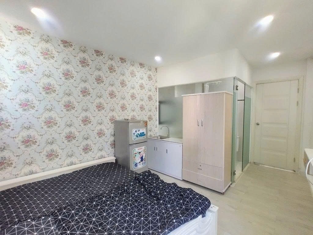 Phòng trọ Studio 20m2 tại PTC House 1 Trần Hưng Đạo - Quận 1 - Phòng ngủ