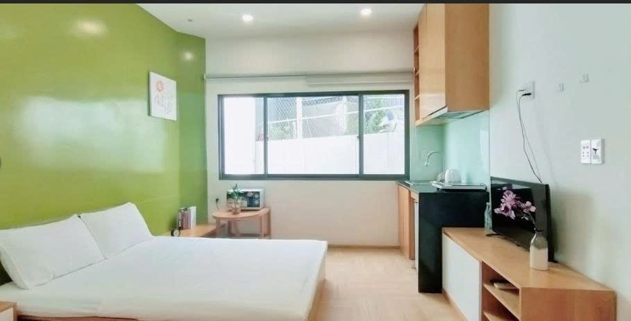 Phòng trọ Studio 25m2 tại PTC House Hoàng Hoa Thám 1 - Bình Thạnh - Phòng ngủ