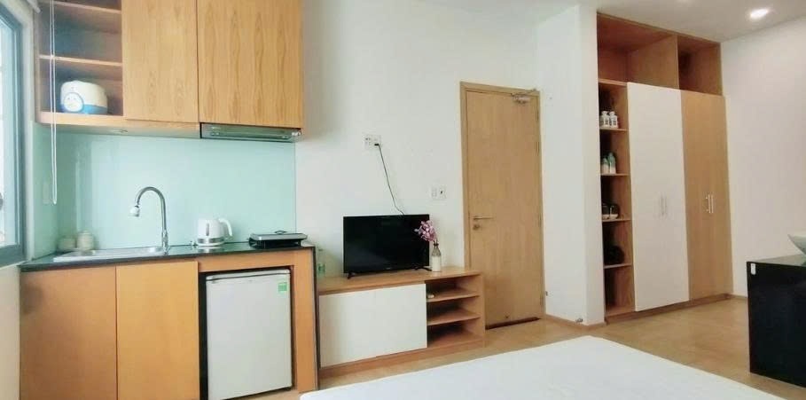 Phòng trọ Studio 25m2 tại PTC House Hoàng Hoa Thám 1 - Bình Thạnh - Phòng ngủ