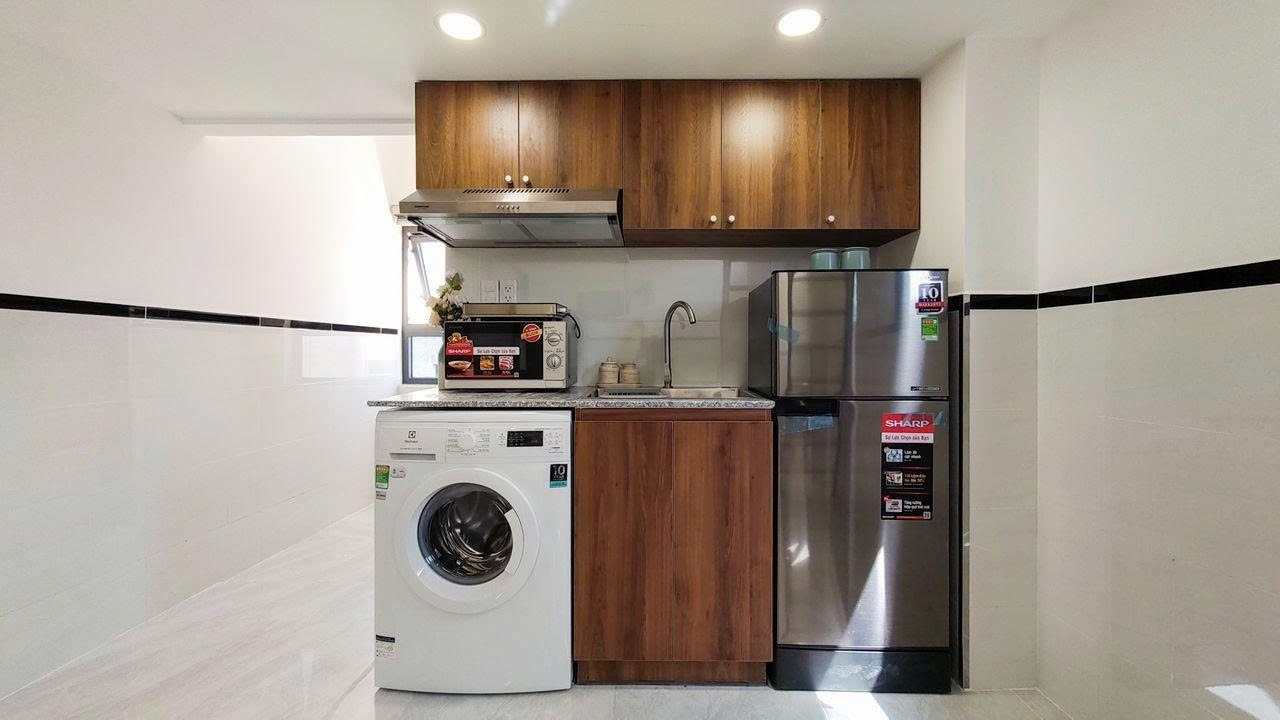 Phòng trọ Duplex 16m2 tại PTC House Mai Văn Vĩnh - Quận 7 - Phòng bếp