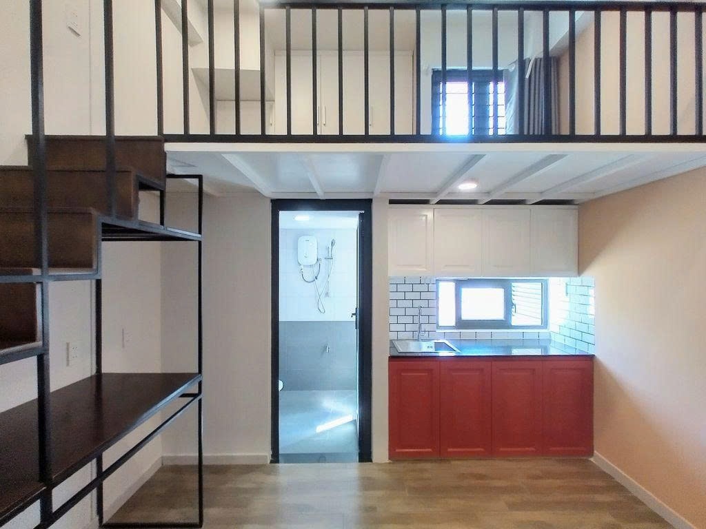 Phòng trọ Duplex 15m2 tại PTC House 1 Huỳnh Tấn Phát - Quận 7 - Phòng bếp