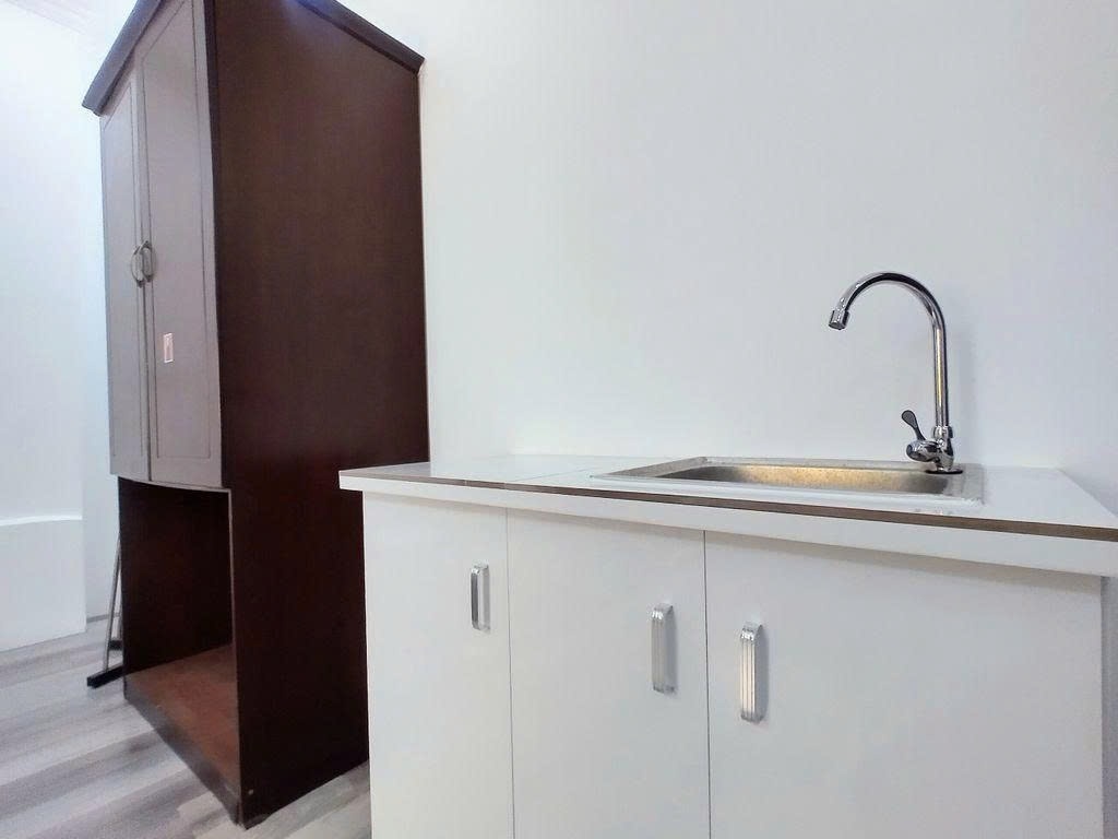 Phòng trọ Studio 20m2 tại PTC House 2 Nguyễn Trãi - Quận 1 - Phòng bếp