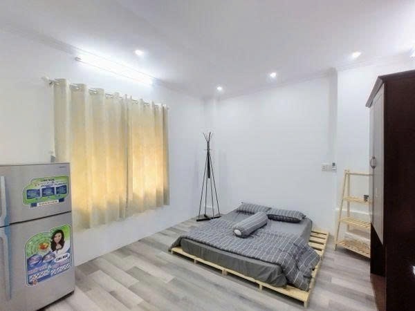 Phòng trọ Studio 20m2 tại PTC House 2 Nguyễn Trãi - Quận 1 - Phòng ngủ