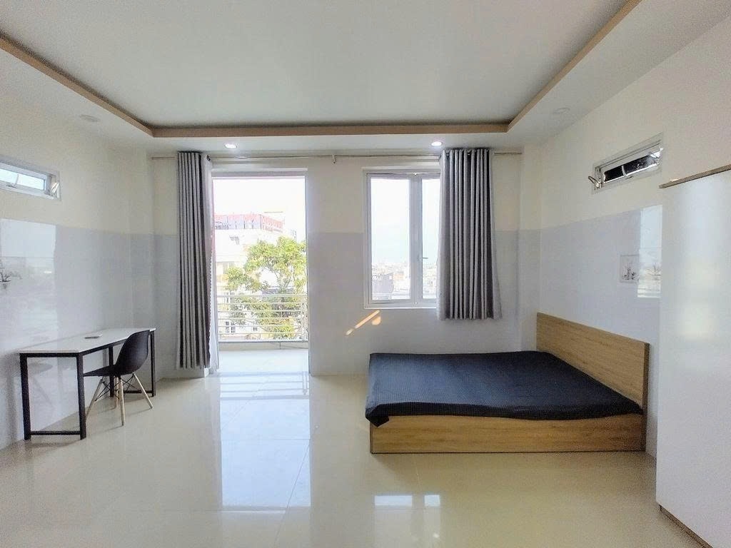 Phòng trọ Studio 20m2 tại Cozrum Lê Văn Thọ - Gò Vấp - Phòng ngủ
