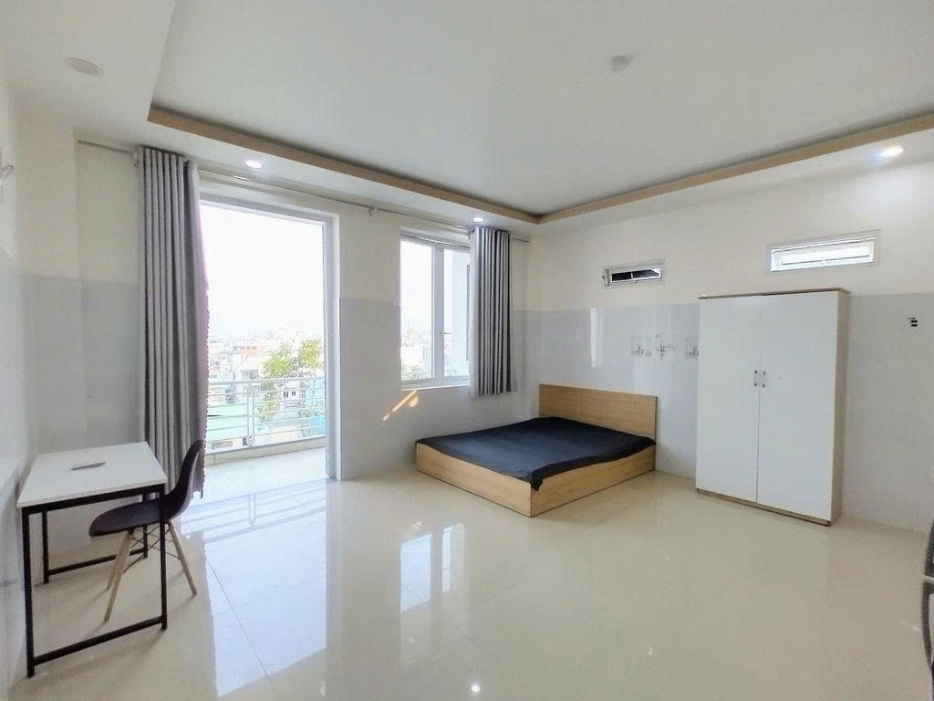 Phòng trọ Studio 20m2 tại Cozrum Lê Văn Thọ - Gò Vấp - Phòng ngủ