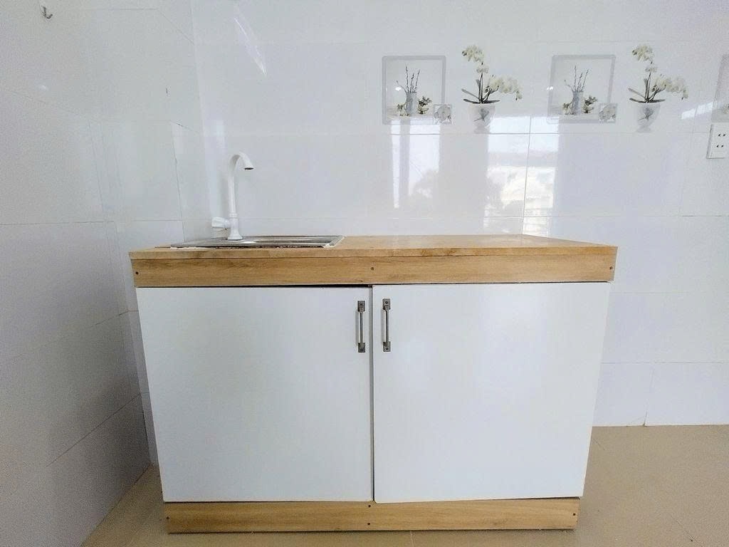 Phòng trọ Studio 20m2 tại Cozrum Lê Văn Thọ - Gò Vấp - Phòng bếp