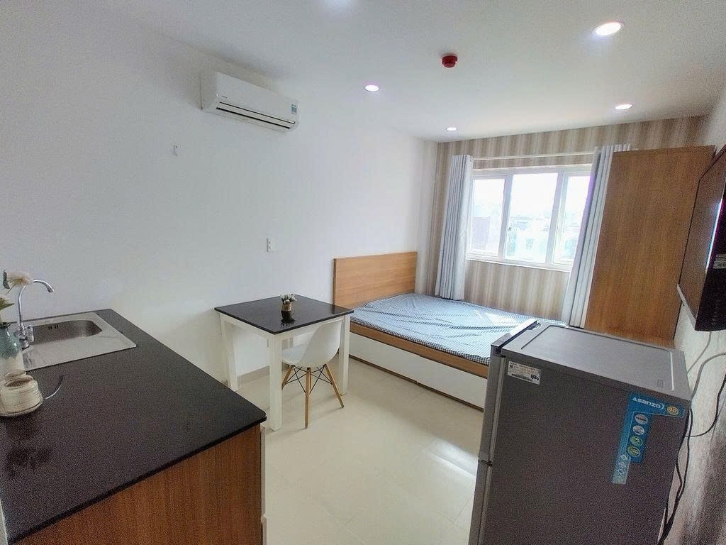 Phòng trọ Studio 22m2 tại PTC House 1 Nguyễn Thị Thập - Quận 7 - Phòng ngủ