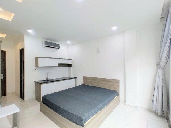 Phòng trọ Studio 20m2 tại PTC House Nguyễn Trãi - Quận 5 - Phòng ngủ