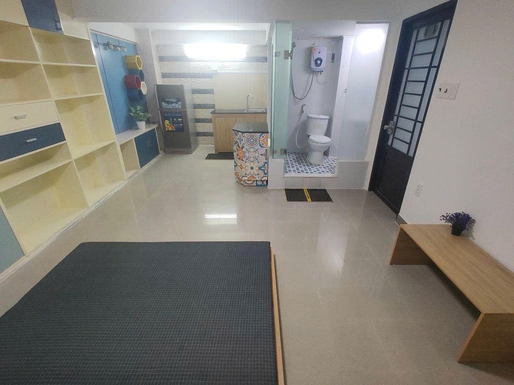 Phòng trọ Studio 25m2 tại PTC House Nguyễn Đình Chiểu - Quận 3 - Phòng ngủ