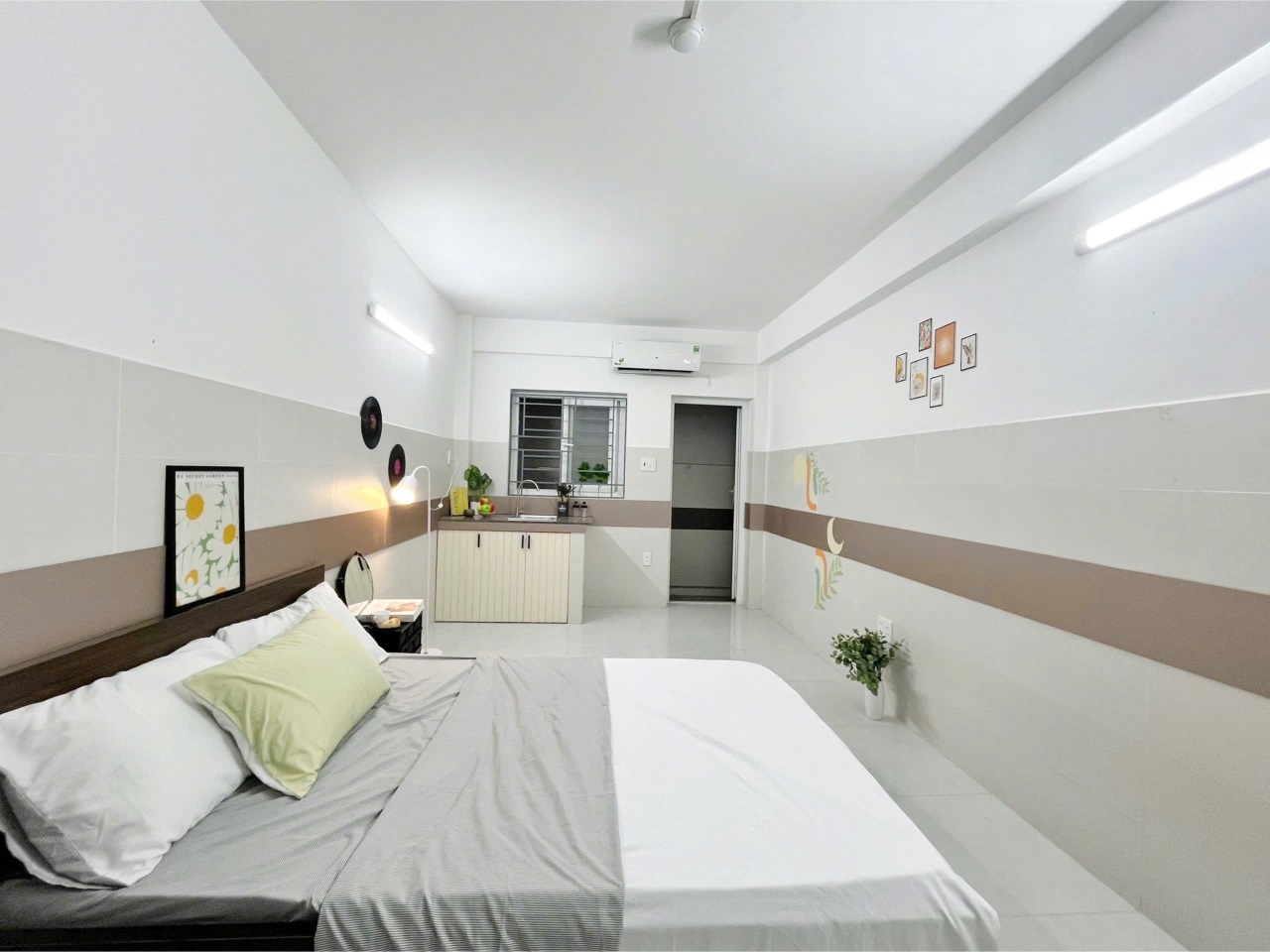 Phòng trọ Studio 25m2 tại LightHouse Quốc lộ 13 - Bình Thạnh - Phòng ngủ