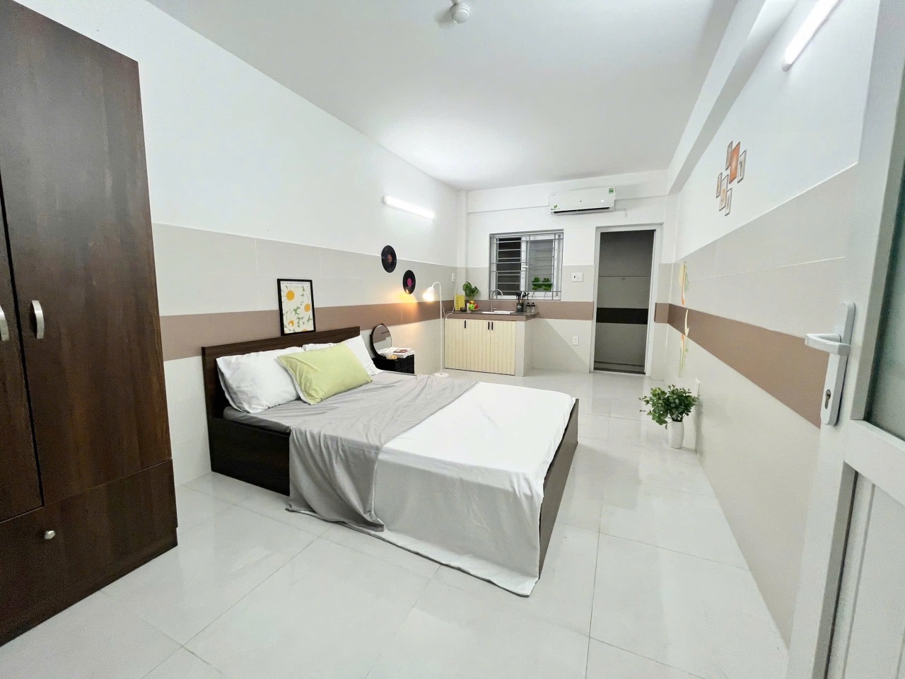 Phòng trọ Studio 25m2 tại LightHouse Quốc lộ 13 - Bình Thạnh - Phòng ngủ