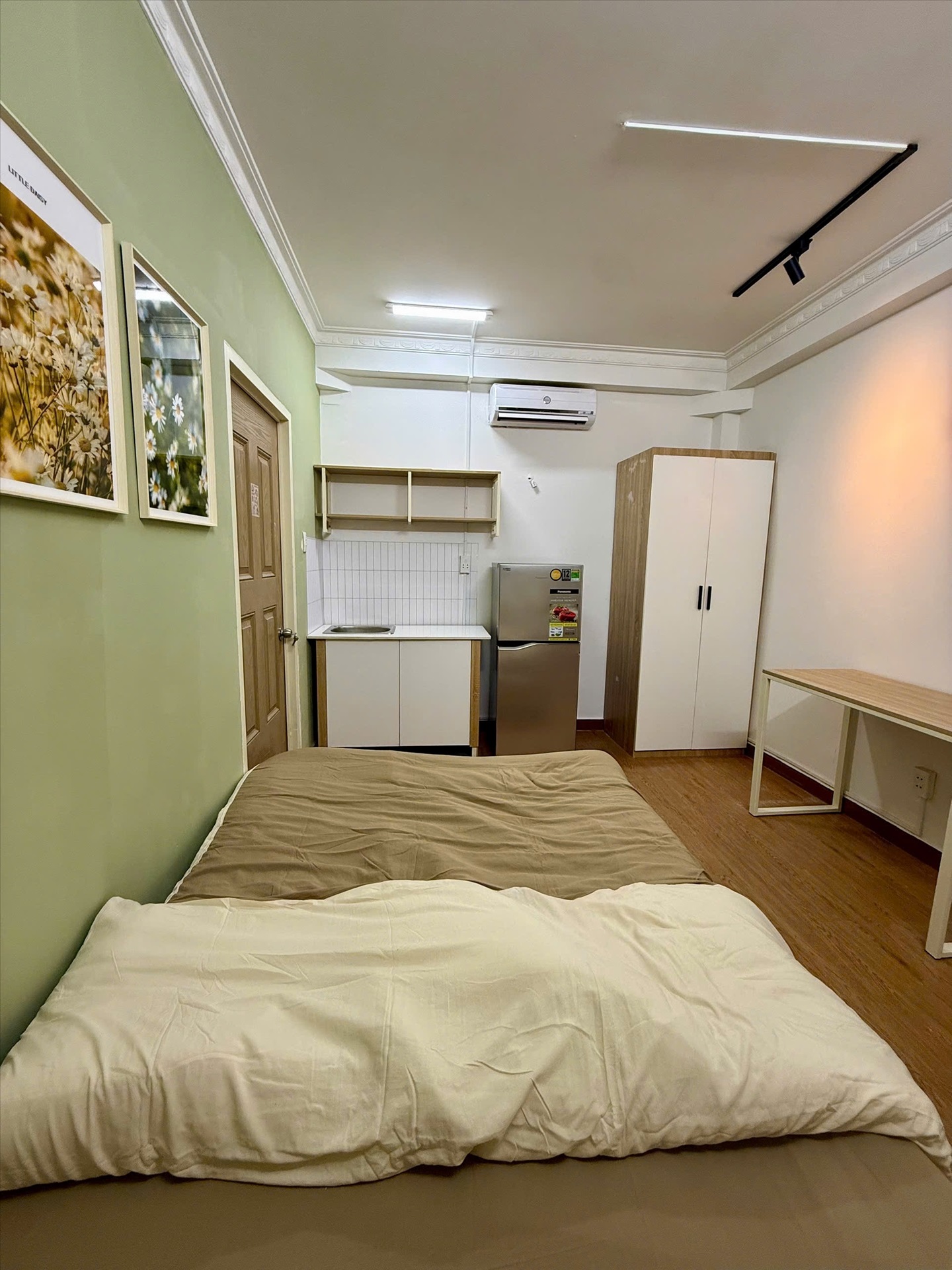 Phòng trọ Studio 25m2 tại CN House Nguyễn Hữu cảnh - Bình Thạnh - Phòng ngủ