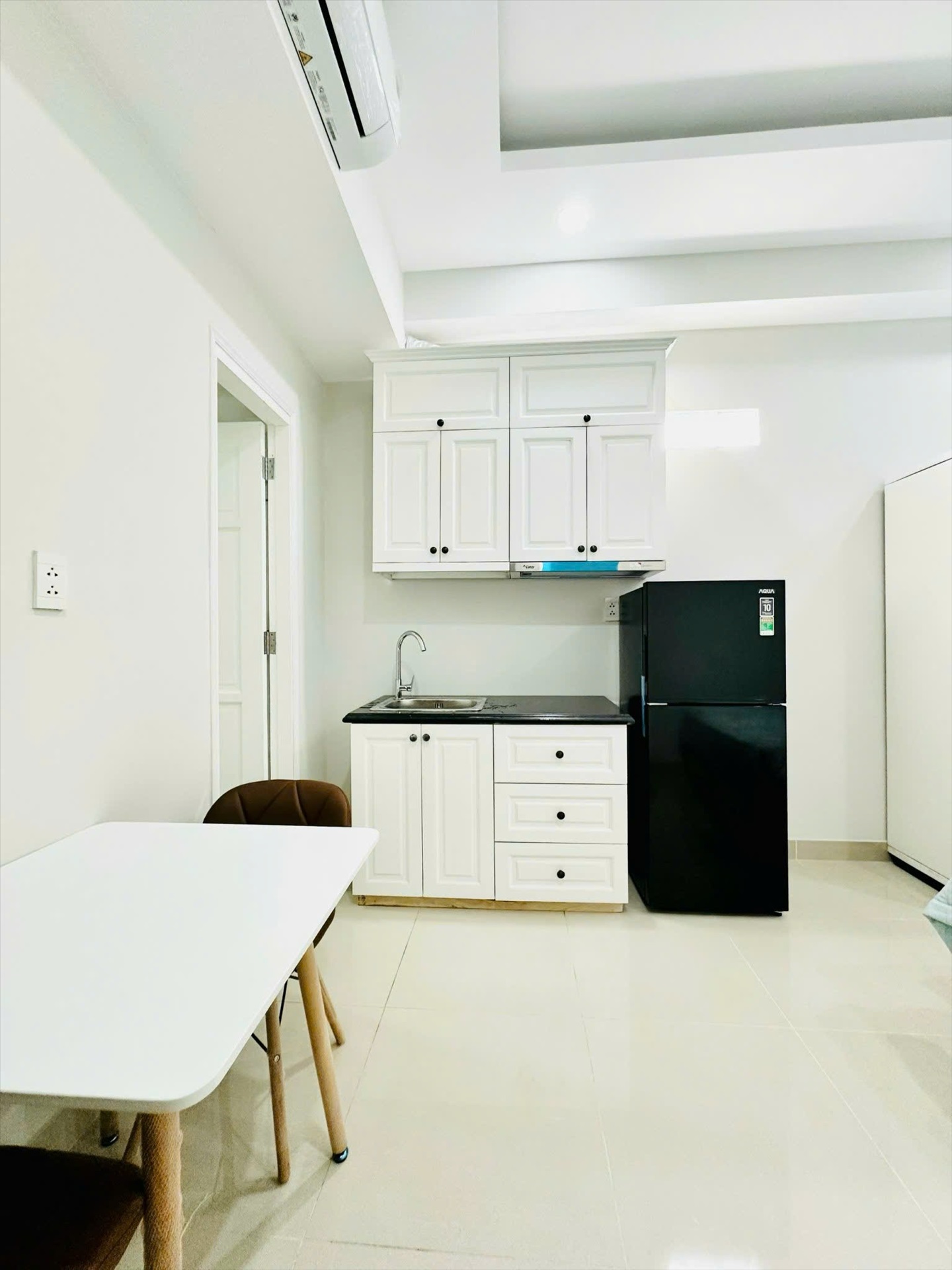 Phòng trọ Studio 25m2 tại Diamond House Bạch Đằng - Bình Thạnh - Phòng ngủ