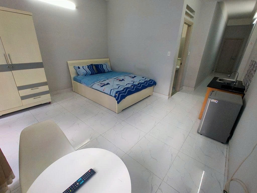 Phòng trọ Studio 25m2 tại PTC House 1 Cách Mạng Tháng 8 - Quận 3 - Phòng ngủ