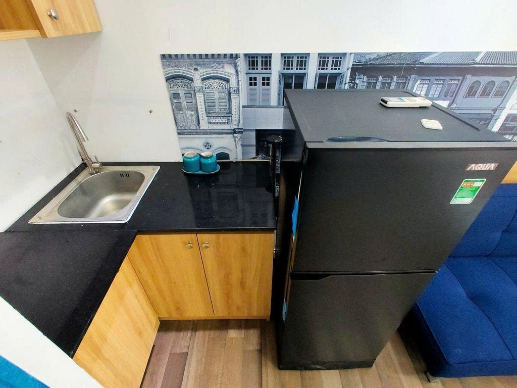 Phòng trọ Studio 20m2 tại PTC House Phạm Ngũ Lão - Quận 1 - Phòng bếp