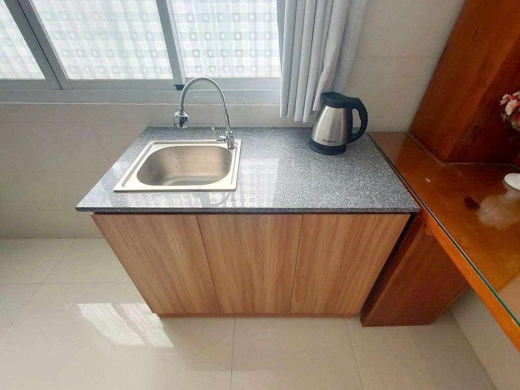 Phòng trọ Studio 20m2 tại PTC House Nguyễn Cư Trinh - Quận 1 - Phòng bếp